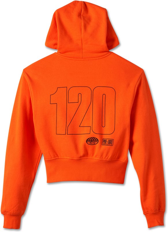 Harley-Davidson Women'S 120Th Anniversary Zip Front Hoodie  Harley Orange | 96894-23VW