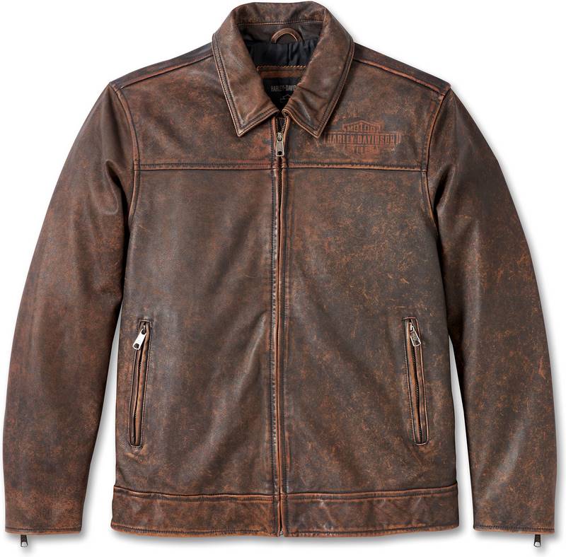 Harley-Davidson Jacket-Leather  Brown leather | 97008-23VM