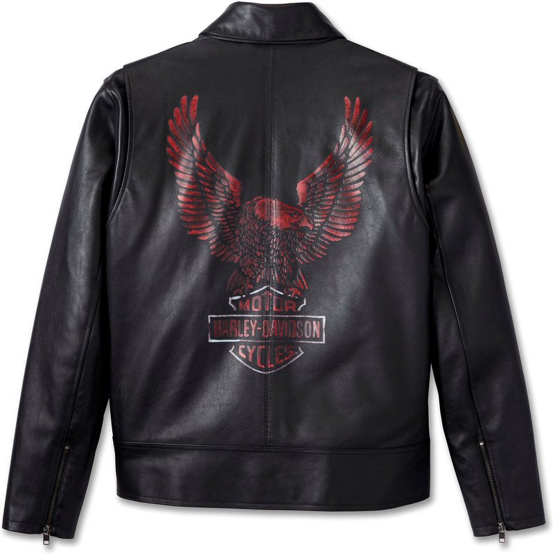 Harley-Davidson Jacket-Leather  Black Beauty | 97011-24VM