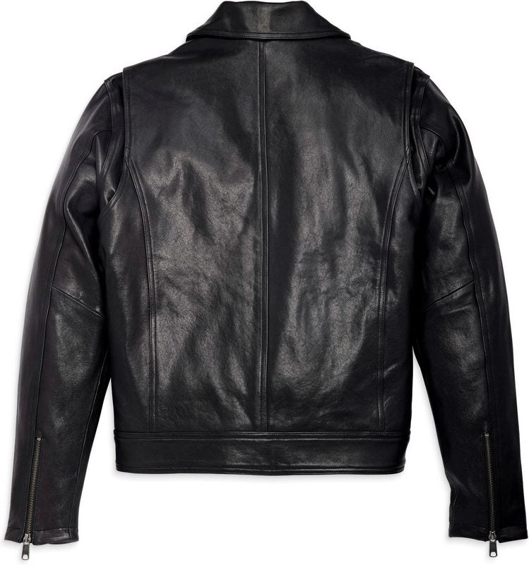 Harley-Davidson Men'S Suspension Leather Jacket  Black leather | 97012-23VM