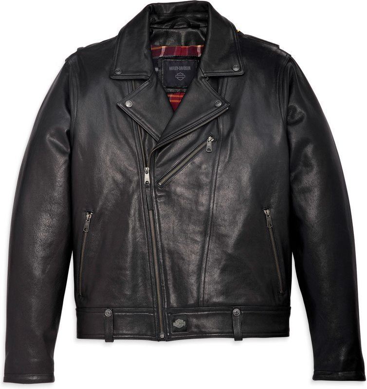 Harley-Davidson Men'S Suspension Leather Jacket  Black leather | 97012-23VM