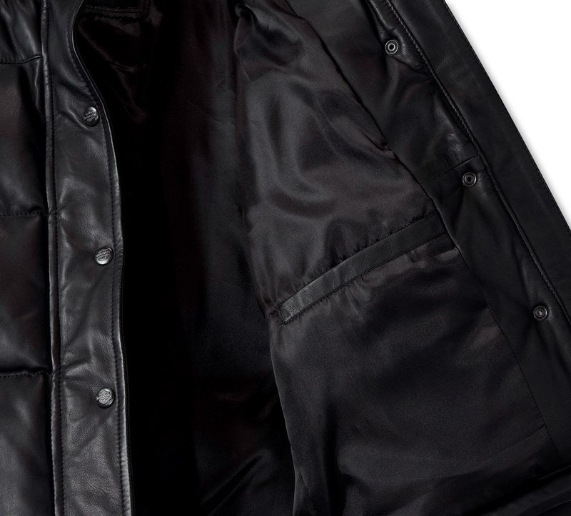 Harley-Davidson Jacket-Leather  Black leather | 97012-24VW