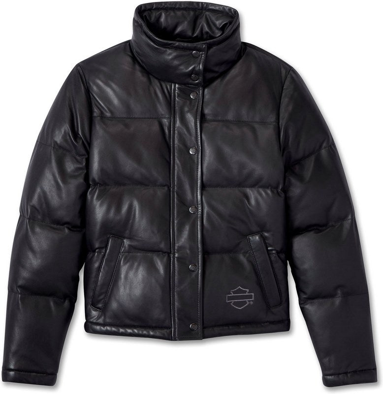 Harley-Davidson Jacket-Leather  Black leather | 97012-24VW