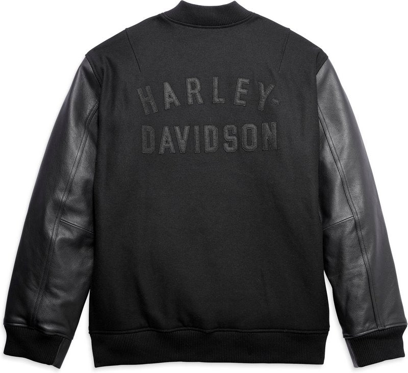 Harley-Davidson Men'S Varsity Jacket  Black | 97013-23VM