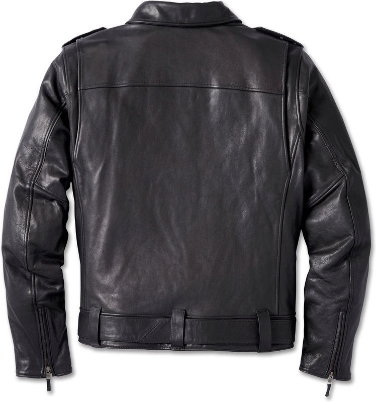 Harley-Davidson Men'S 120Th Anniversary Cycle Champ Leather Biker Jacket  Black | 97023-23EM