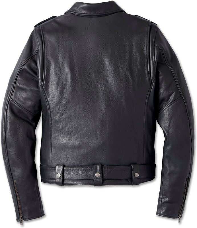 Harley-Davidson Women'S 120Th Anniversary Cycle Queen Leather Biker Jacket  Black | 97026-23EW