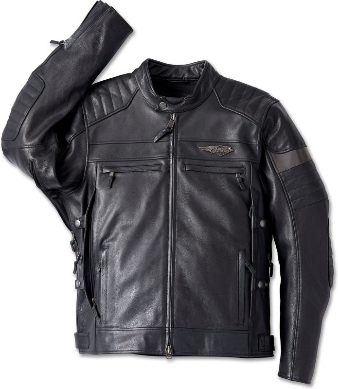 Harley-Davidson Men'S 120Th Amalgam Triple Vent System Riding Jacket  Black | 97031-23EM