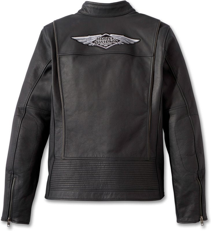 Harley-Davidson Women'S 120Th Anniversary Revelry Leather Jacket  Black | 97032-23EW