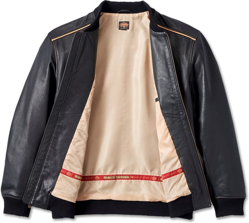 Harley-Davidson 120Th Anniversary Leather Jacket For Men  Black Leather | 97034-23VM