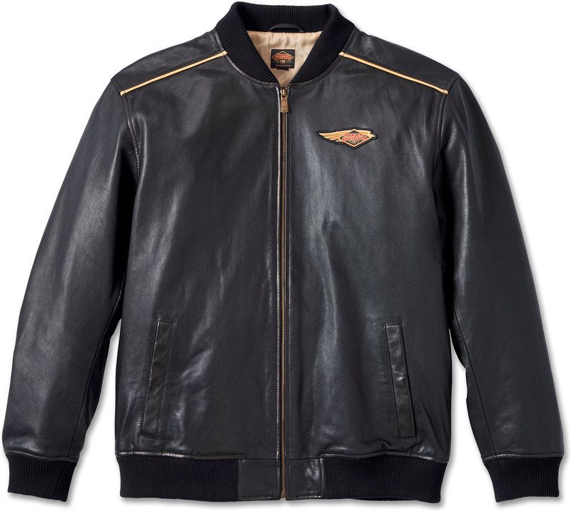 Harley-Davidson 120Th Anniversary Leather Jacket For Men  Black Leather | 97034-23VM