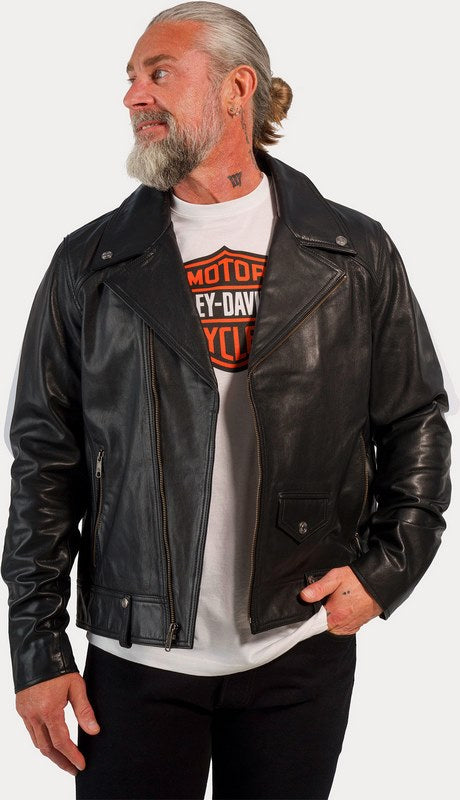 Harley-Davidson Jacket-Leather  Black leather | 97043-23VM