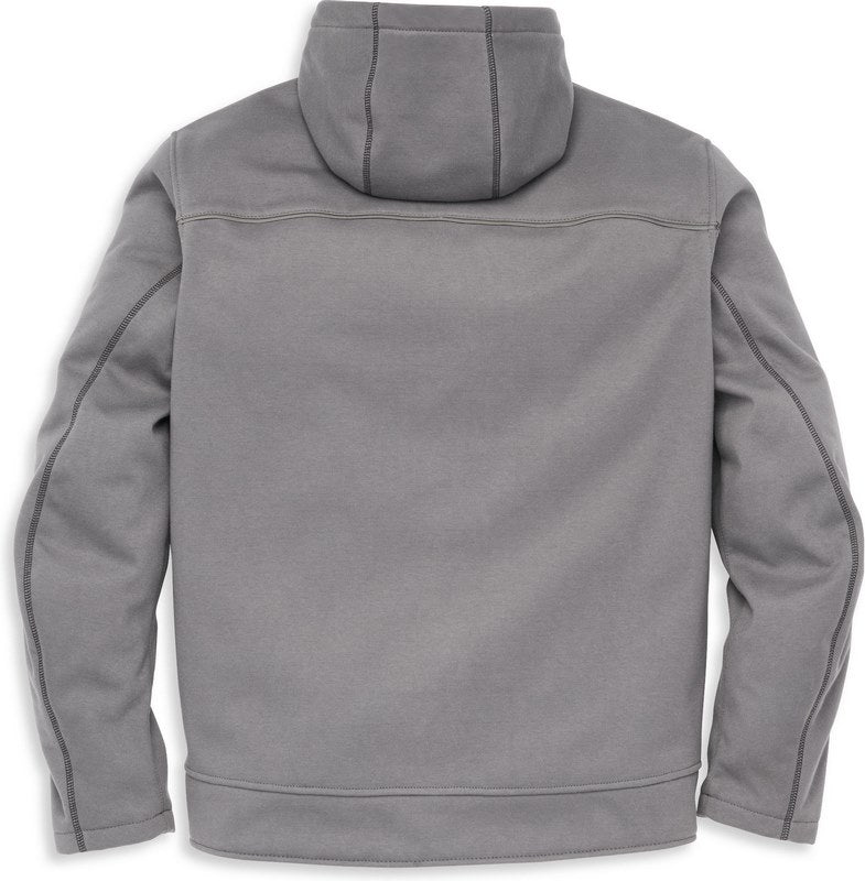 Harley-Davidson Men'S Deflector Hooded Riding Fleece  Asphalt | 97104-22VM