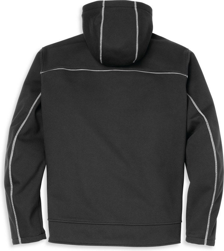Harley-Davidson Men'S Deflector Hooded Riding Fleece  Black | 97105-22VM