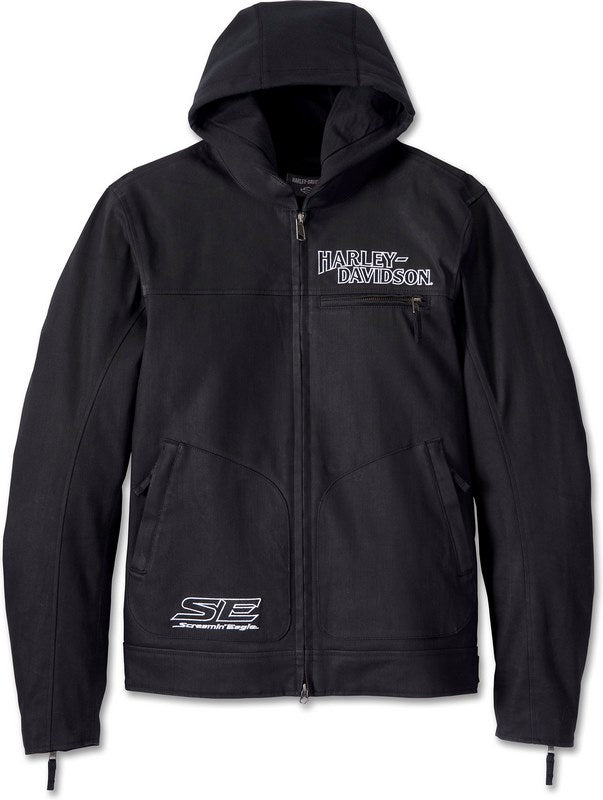 Harley-Davidson Men'S Metropolitan Screamin' Eagle 3-In-1 Jacket  Black Beauty | 97106-24EM