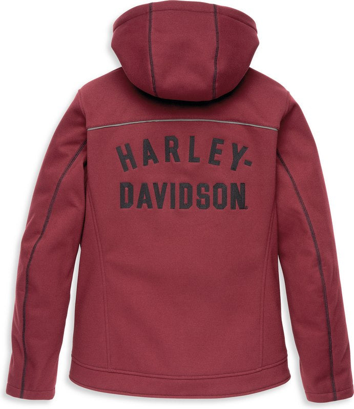 Harley-Davidson Women'S Deflector Hooded Riding Fleece  Port Royale | 97121-22VW