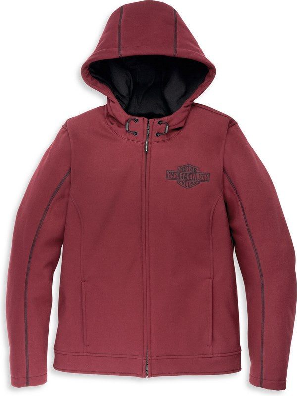 Harley-Davidson Women'S Deflector Hooded Riding Fleece  Port Royale | 97121-22VW