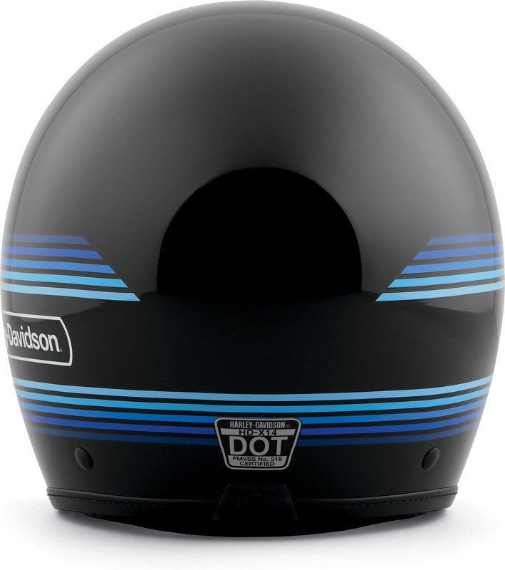 Harley-Davidson Retro Tank Stripe Ii サン・シールド X14 3/4 ヘルメット  Gloss black | 97143-23EX