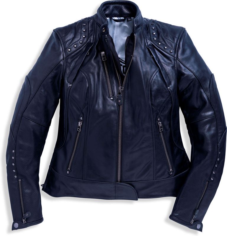 Harley-Davidson Women'S Queen Ii Asphalt Jacket  Black | 97170-23EW