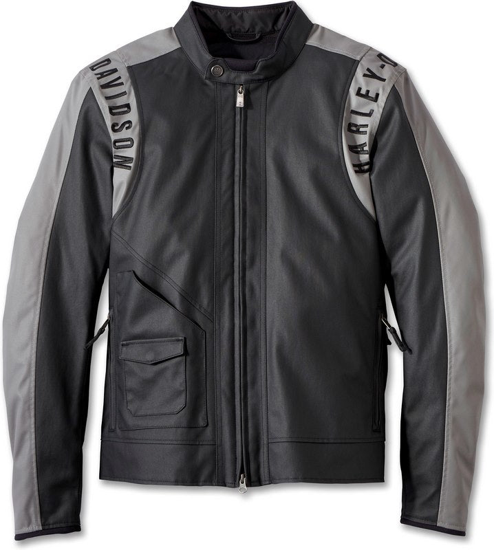 Harley-Davidson Men'S 120Th Anniversary Imprint Riding Jacket  Black | 97172-23EM