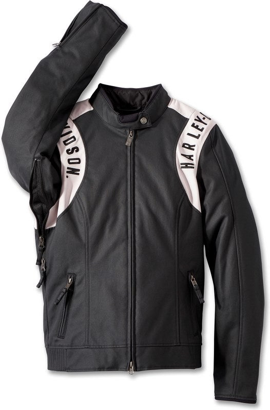 Harley-Davidson Women'S 120Th Anniversary Imprint Riding Jacket  Black | 97174-23EW