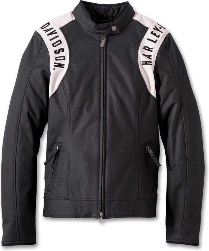 Harley-Davidson Women'S 120Th Anniversary Imprint Riding Jacket  Black | 97174-23EW