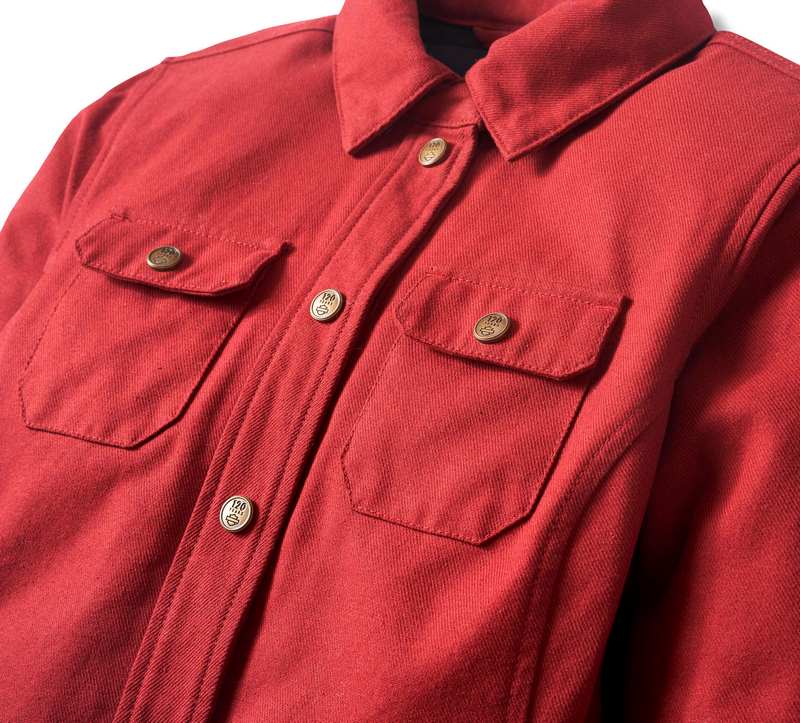 Harley-Davidson Women'S 120Th Anniversary Operative Riding Shirt Jacket  Merlot | 97207-23EW