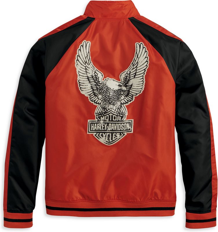 Harley-Davidson Jacket-Woven  Colorblock-Design-Vintage Orange | 97409-23VM