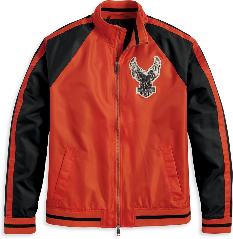 Harley-Davidson Jacket-Woven  Colorblock-Design-Vintage Orange | 97409-23VM
