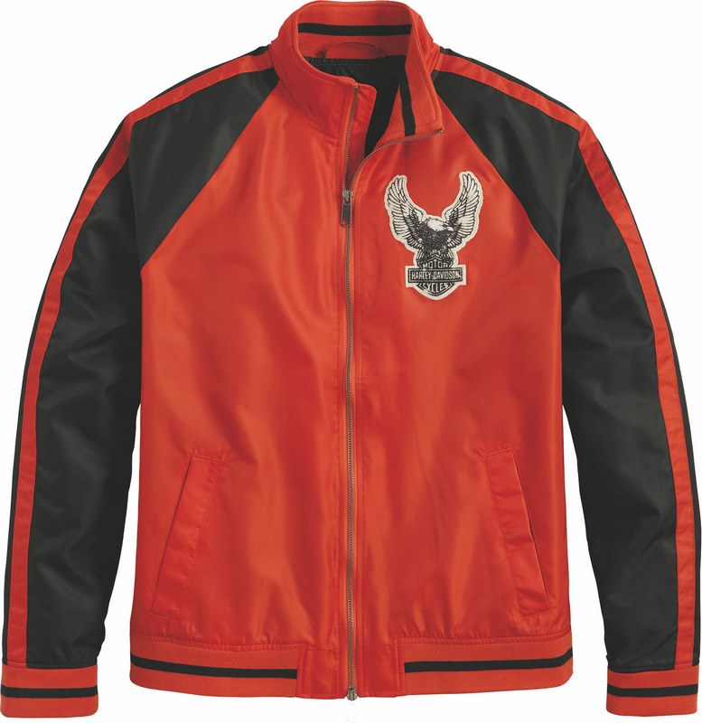 Harley-Davidson Jacket-Woven  Colorblock-Design-Vintage Orange | 97409-23VM