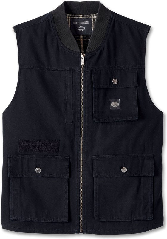 Harley-Davidson Vest-Woven  Black Beauty | 97409-24VM