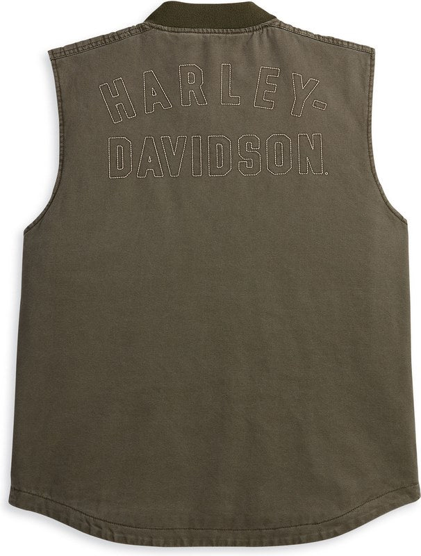 Harley-Davidson Vest-Woven  Grape Leaf | 97411-23VM