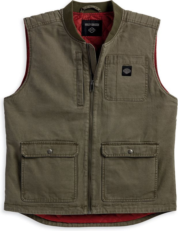 Harley-Davidson Vest-Woven  Grape Leaf | 97411-23VM