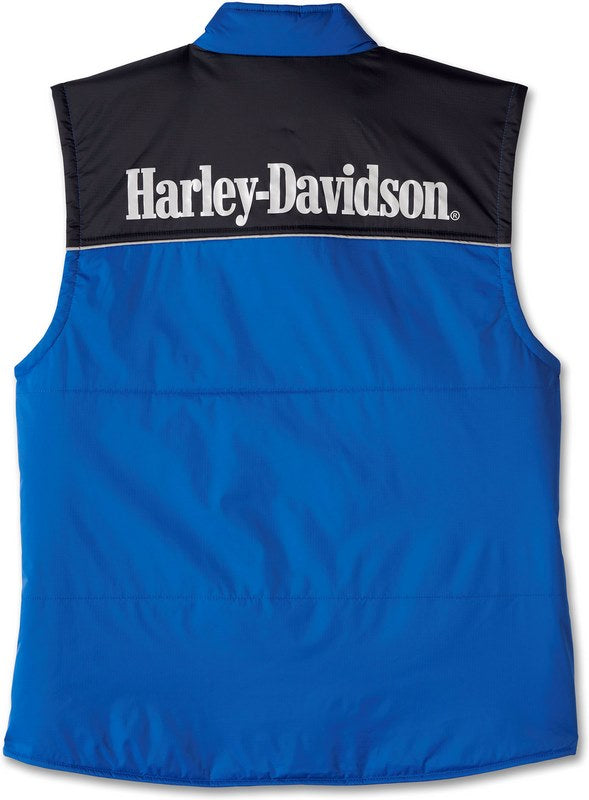 Harley-Davidson Vest-Woven  True Blue | 97411-24VM