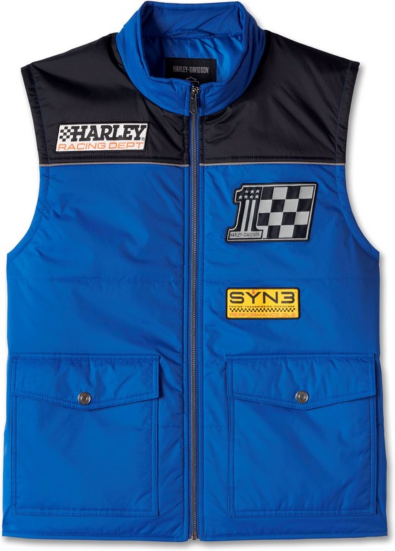 Harley-Davidson Vest-Woven  True Blue | 97411-24VM