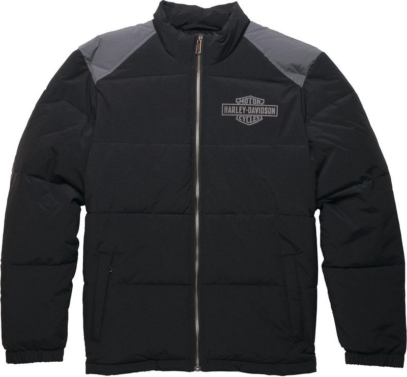 Harley-Davidson Men'S Up North Puffer Jacket  Black Beauty | 97420-23VM