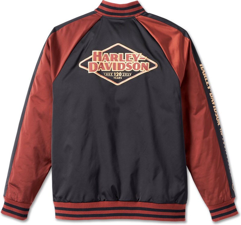 Harley-Davidson Men'S 120Th Anniversary Souvenir Jacket  Black Beauty | 97436-23VM