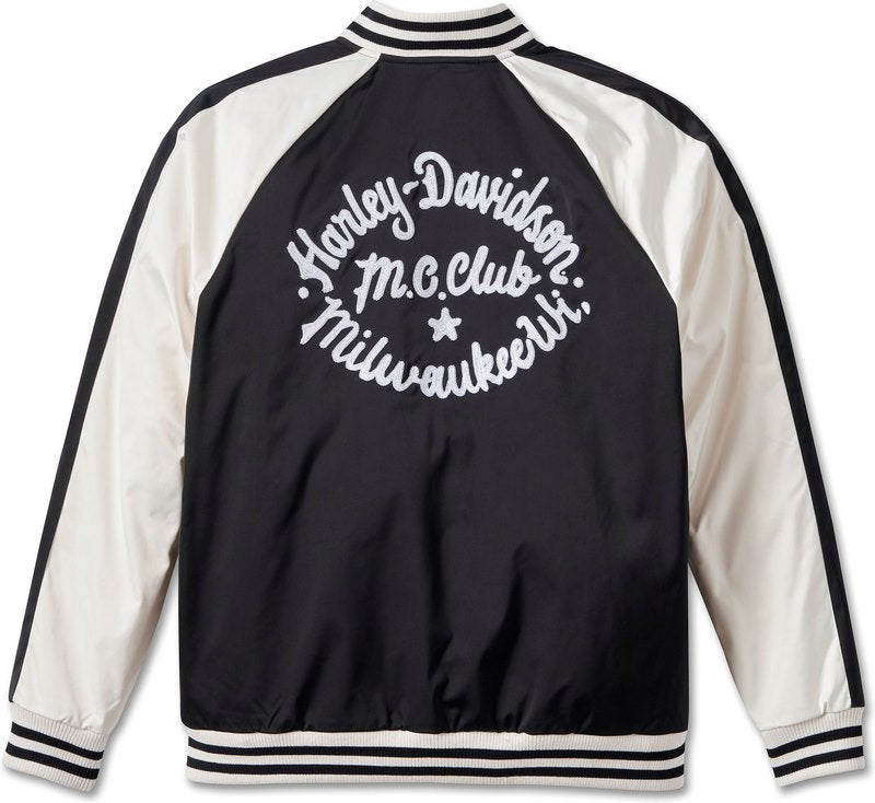 Harley-Davidson Men'S Club Crew Jacket  Black Beauty | 97439-23VM