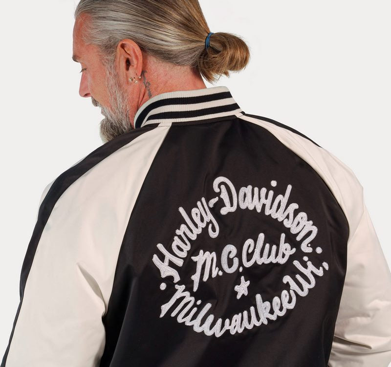 Harley-Davidson Men'S Club Crew Jacket  Black Beauty | 97439-23VM