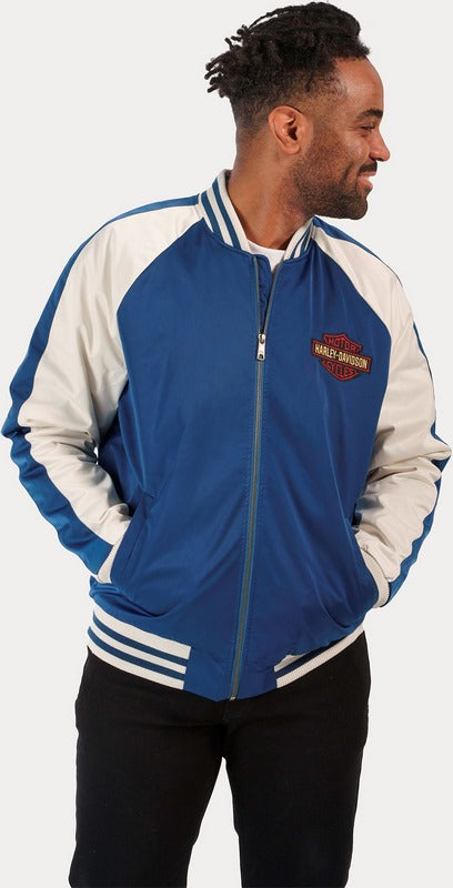 Harley-Davidson Men'S Club Crew Jacket  Ensign Blue | 97440-23VM