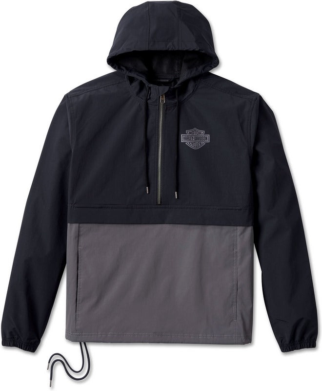 Harley-Davidson Jacket-Nylon Anorak  Black Beauty | 97441-23VM
