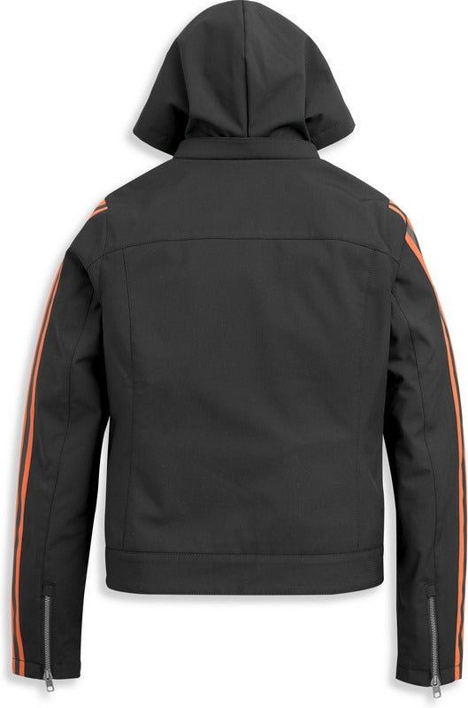 Harley-Davidson Winged Wheel Graphic Jacket For Women  Black Beauty | 97442-21VW