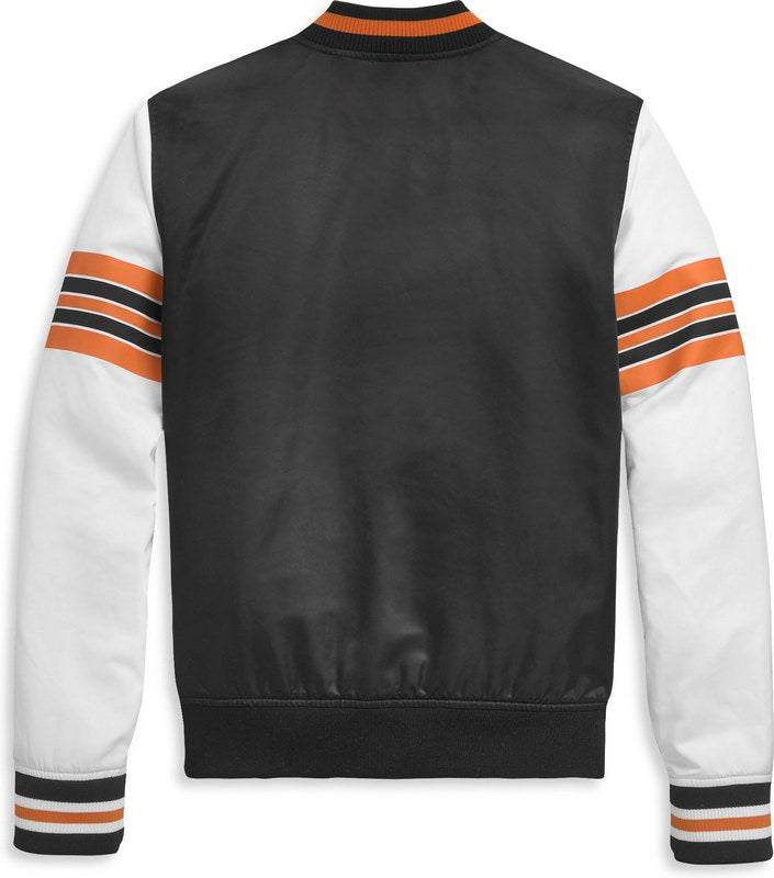 Harley-Davidson Women'S Sleeve Stripe Bomber Jacket  Colorblock-Design | 97447-21VW
