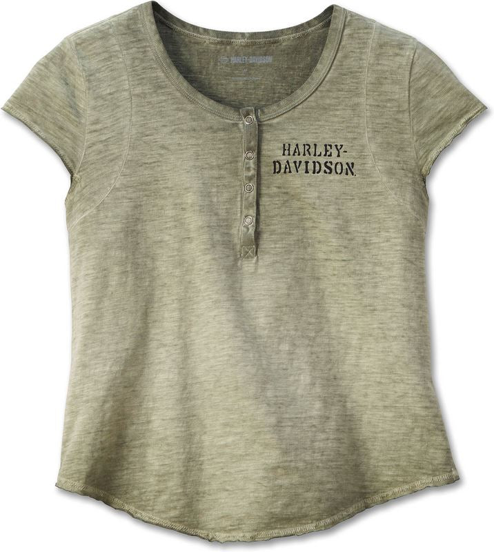 Harley-Davidson Henley-Knit  Grape Leaf | 97470-23VW
