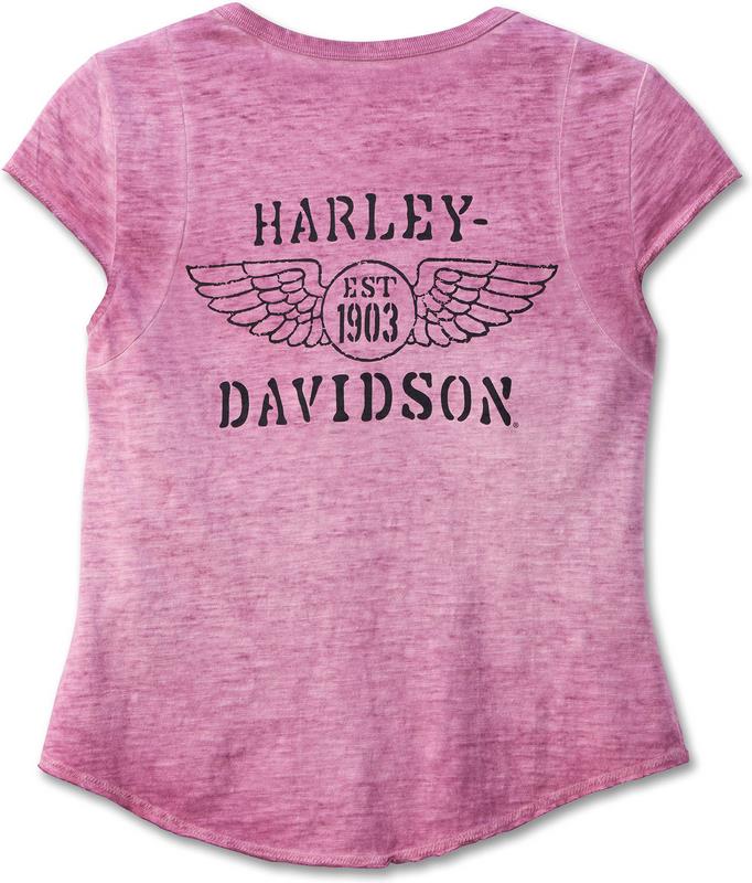 Harley-Davidson Henley-Knit  Lavender Herb | 97471-23VW