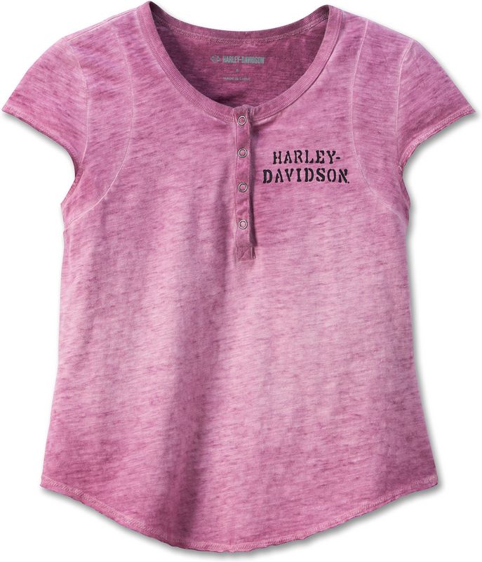 Harley-Davidson Henley-Knit  Lavender Herb | 97471-23VW