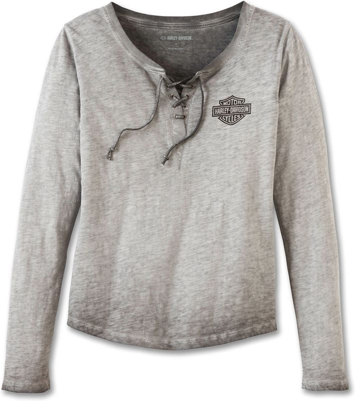Harley-Davidson Henley-Knit  Black Beauty | 97484-23VW