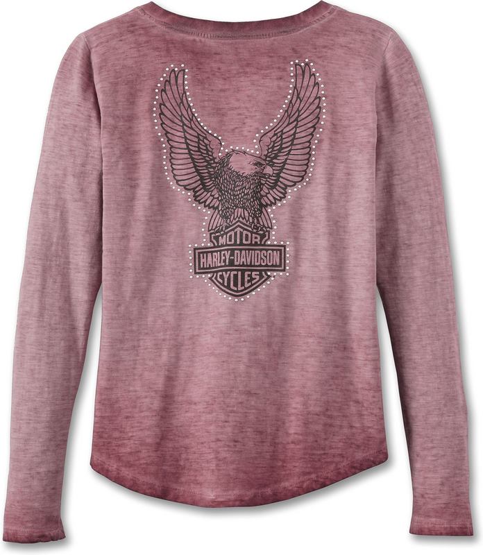 Harley-Davidson Henley-Knit  Grape Shake | 97486-23VW