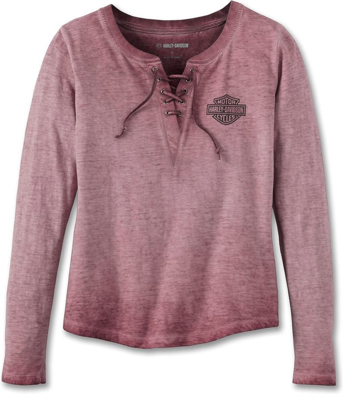Harley-Davidson Henley-Knit  Grape Shake | 97486-23VW