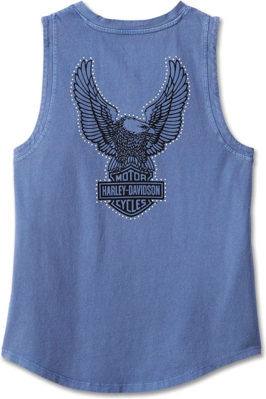 Harley-Davidson Tank-Knit  Colonial Blue | 97492-23VW