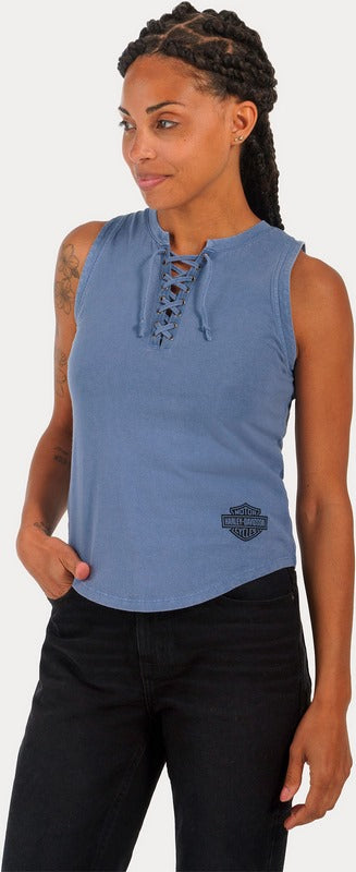 Harley-Davidson Tank-Knit  Colonial Blue | 97492-23VW